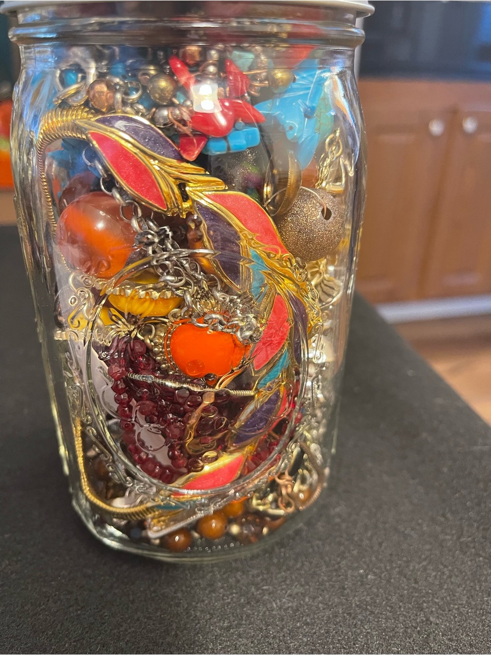 Vintage Jewelry Mystery Jar 2! Necklaces, bracelets. Etc.